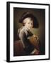 A Young Boy Holding a Portfolio, 1760-Francois-Hubert Drouais-Framed Giclee Print