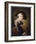 A Young Boy Holding a Portfolio, 1760-Francois-Hubert Drouais-Framed Giclee Print