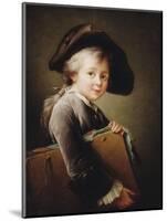 A Young Boy Holding a Portfolio, 1760-Francois-Hubert Drouais-Mounted Giclee Print