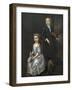 A Young Boy Holding a Violin and a Young Girl Holding a Doll-John Vanderbank-Framed Giclee Print