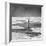 A Young Boy Kicks a Ball on Itamambuca Beach in Ubatuba, Brazil-Alex Saberi-Framed Photographic Print