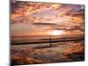 A Young Boy Takes an Early Morning Jog as the Sun Rises Along China Beach-null-Mounted Photographic Print