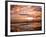 A Young Boy Takes an Early Morning Jog as the Sun Rises Along China Beach-null-Framed Photographic Print