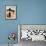 A Young Burmese Boy Tends His Family's Cows Near the Thatbinnyu Temple-null-Framed Photographic Print displayed on a wall