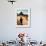 A Young Burmese Boy Tends His Family's Cows Near the Thatbinnyu Temple-null-Framed Photographic Print displayed on a wall