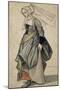 A Young English Woman, 16th Century-Hans Holbein the Younger-Mounted Giclee Print