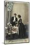 A Young French Couple Give their First Dinner Party-null-Mounted Photographic Print