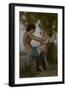 A Young Girl Defending Herself against Eros, c.1880-William-Adolphe Bouguereau-Framed Giclee Print