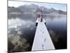 A Young Girl Enjoys the Sunny Winter Weather-Christof Stache-Mounted Photographic Print