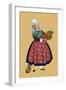 A Young Girl from Champagne Carries Gourds-Elizabeth Whitney Moffat-Framed Art Print