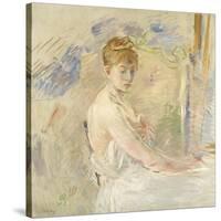 A Young Girl from the East (Mlle. Euphrasie)-Berthe Morisot-Stretched Canvas