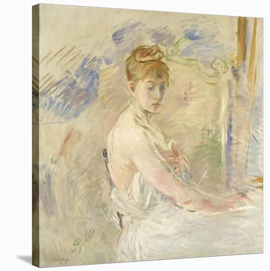 A Young Girl from the East (Mlle. Euphrasie)-Berthe Morisot-Stretched Canvas