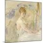 A Young Girl from the East (Mlle. Euphrasie)-Berthe Morisot-Mounted Giclee Print
