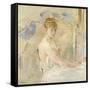 A Young Girl from the East (Mlle. Euphrasie)-Berthe Morisot-Framed Stretched Canvas