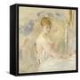 A Young Girl from the East (Mlle. Euphrasie)-Berthe Morisot-Framed Stretched Canvas