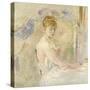A Young Girl from the East (Mlle. Euphrasie)-Berthe Morisot-Stretched Canvas