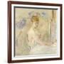 A Young Girl from the East (Mlle. Euphrasie)-Berthe Morisot-Framed Giclee Print