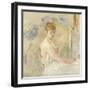 A Young Girl from the East (Mlle. Euphrasie)-Berthe Morisot-Framed Giclee Print