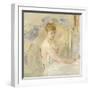 A Young Girl from the East (Mlle. Euphrasie)-Berthe Morisot-Framed Premium Giclee Print