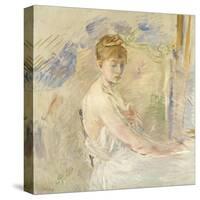 A Young Girl from the East (Mlle. Euphrasie)-Berthe Morisot-Stretched Canvas