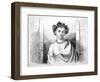 A Young Girl from the Sandwich Isle, 18th Century-John Webber-Framed Giclee Print