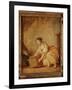 A Young Girl Lifting a Chest-Jean-Baptiste Greuze-Framed Giclee Print