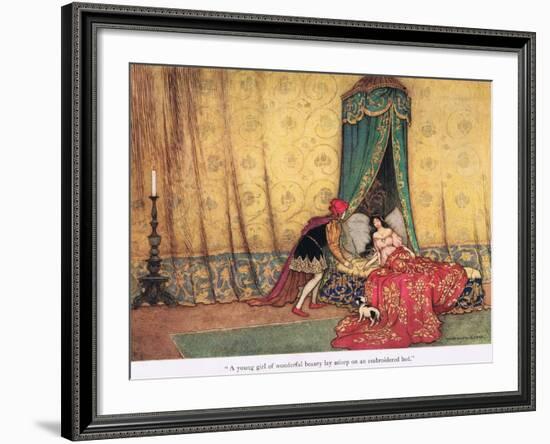 A Young Girl of Wonderous Beauty-Warwick Goble-Framed Giclee Print