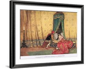 A Young Girl of Wonderous Beauty-Warwick Goble-Framed Giclee Print