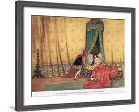 A Young Girl of Wonderous Beauty-Warwick Goble-Framed Giclee Print