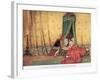 A Young Girl of Wonderous Beauty-Warwick Goble-Framed Giclee Print