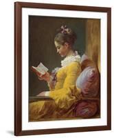 A Young Girl Reading, 1776-Jean-Honoré Fragonard-Framed Art Print