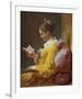 A Young Girl Reading, 1776-Jean-Honoré Fragonard-Framed Art Print