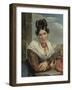 A Young Girl Reposing-Jan Adam Kruseman-Framed Art Print