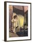 A Young Girl Undressing, from 'A Child's Garden of Verses' by Robert Louis Stevenson, Published…-Jessie Willcox-Smith-Framed Giclee Print