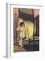 A Young Girl Undressing, from 'A Child's Garden of Verses' by Robert Louis Stevenson, Published…-Jessie Willcox-Smith-Framed Giclee Print