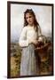 A Young Girl with a Basket of Fruit, 1905-William Adolphe Bouguereau-Framed Giclee Print