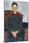 A young Girl with a Black Apron, 1918-Amedeo Modigliani-Mounted Giclee Print