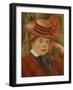 A Young Girl with a Red Hat, 1899-Pierre-Auguste Renoir-Framed Giclee Print