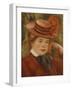 A Young Girl with a Red Hat, 1899-Pierre-Auguste Renoir-Framed Giclee Print