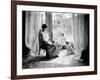 A Young Girl with Her Mother and Dog in England, Ca. 1900-null-Framed Photographic Print