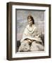 A Young Greek with a White Shawl, C.1868-70-Jean-Baptiste-Camille Corot-Framed Giclee Print
