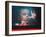 A Young Indonesian Boy Chases Raindrops on the Back Window of a Passenger Bus-null-Framed Premium Photographic Print