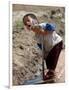 A Young Internally-Displaced Child at a Camp for Displaced Iraqis Who Have Fled Violence-null-Framed Photographic Print