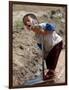 A Young Internally-Displaced Child at a Camp for Displaced Iraqis Who Have Fled Violence-null-Framed Photographic Print