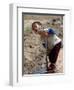 A Young Internally-Displaced Child at a Camp for Displaced Iraqis Who Have Fled Violence-null-Framed Photographic Print