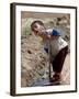 A Young Internally-Displaced Child at a Camp for Displaced Iraqis Who Have Fled Violence-null-Framed Photographic Print