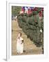 A Young Karen Child Seems Lost in a Karen Army Formation-null-Framed Photographic Print