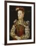 A Young Lady Aged 21, Possibly Helena Snakenborg, Later Marchioness of Northampton-British School 16th century-Framed Giclee Print