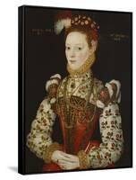 A Young Lady Aged 21, Possibly Helena Snakenborg, Later Marchioness of Northampton-British School 16th century-Framed Stretched Canvas