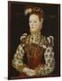 A Young Lady Aged 21, Possibly Helena Snakenborg, Later Marchioness of Northampton-British School 16th century-Framed Premium Giclee Print